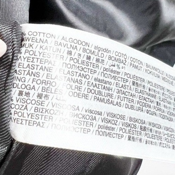 Mango MNG NWT Black Quilted Pinafore Mini Dress Pockets 439Sally Womens Size M - Picture 8 of 8